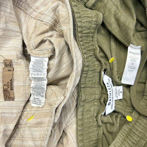 Women Pants 6 Lot TAG SIZE 8 (read) Boden Sundance Lululemon Haley Prana Athleta - Picture 15 of 16